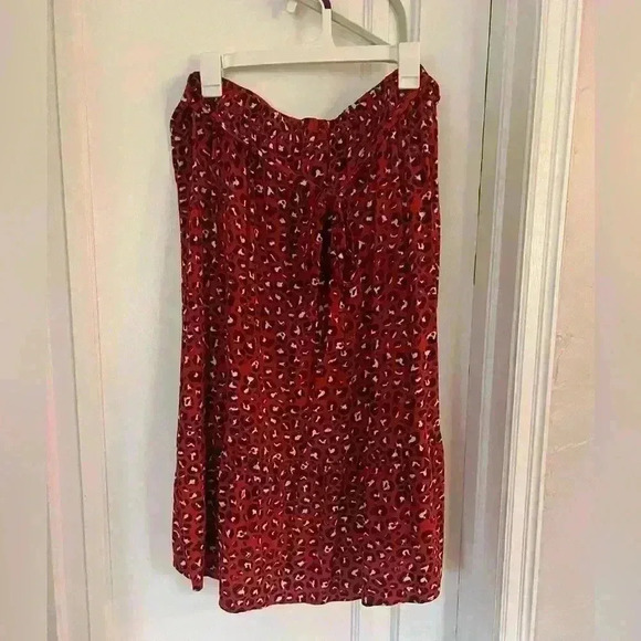 A New Day Leopard Print Midi Skirt – XXL, Asymmetrical with Tie Waist cheetah - Picture 6 of 7